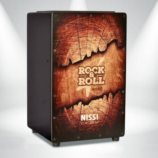 Trống Cajon Nissi CJPLW-712P Rock & Roll - Việt Music