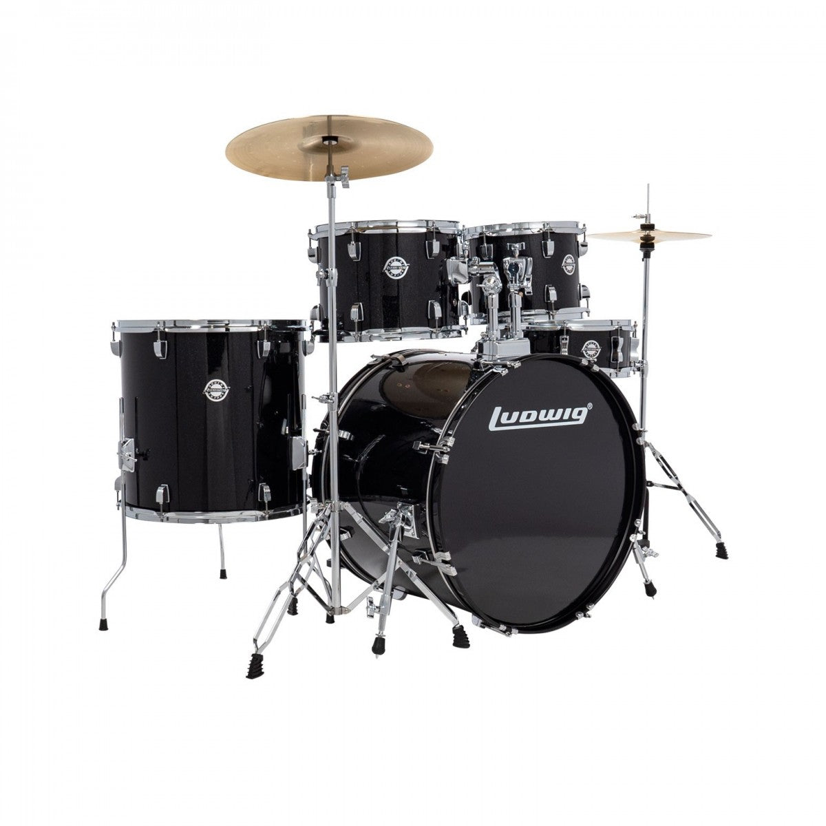 Trống Cơ Ludwig Accent Drive LC195 (22/10-12/16/14 + Hardware + Cymbal) - Việt Music