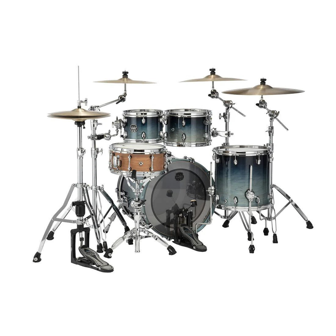 Trống Cơ Mapex Saturn Maple - Walnut Hybrid SR504X (20/10-12/14) - Việt Music