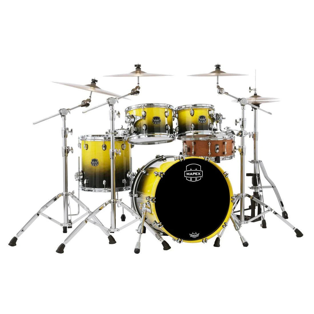 Trống Cơ Mapex Saturn Maple - Walnut Hybrid SR504X (20/10-12/14) - Việt Music