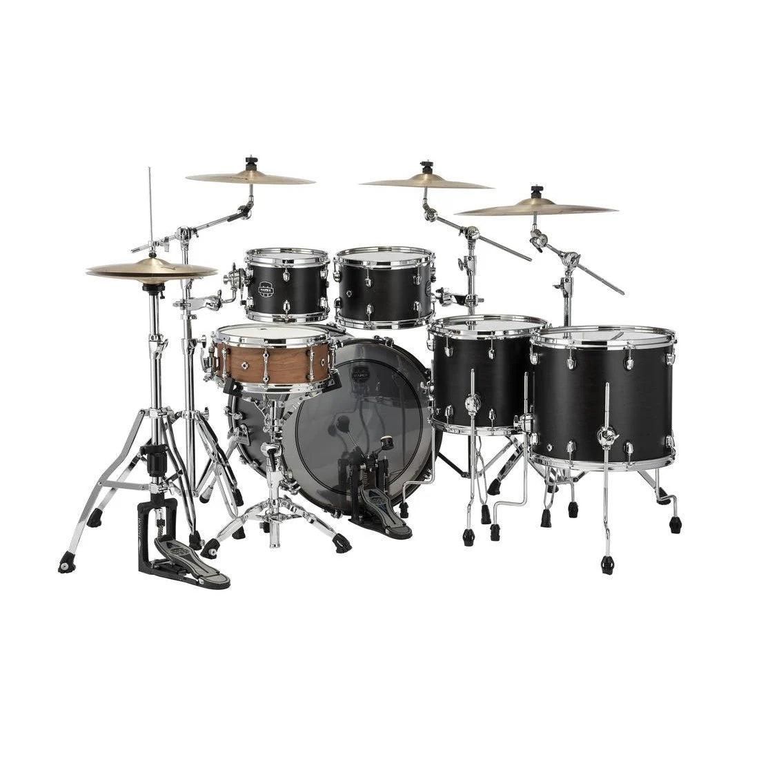 Trống Cơ Mapex Saturn Maple - Walnut Hybrid SR628XU (22/10-12/14/16) - Việt Music