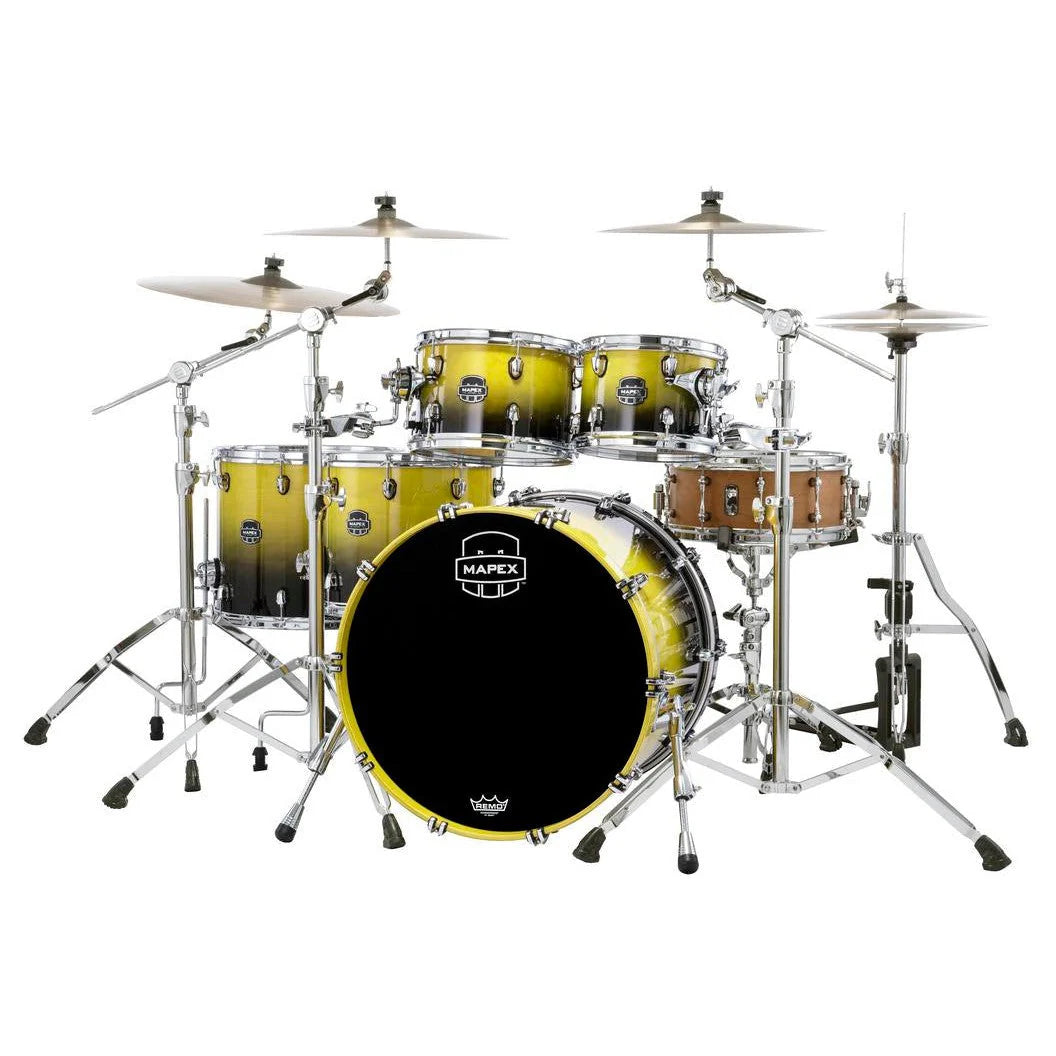 Trống Cơ Mapex Saturn Maple - Walnut Hybrid SR628XU (22/10-12/14/16) - Việt Music