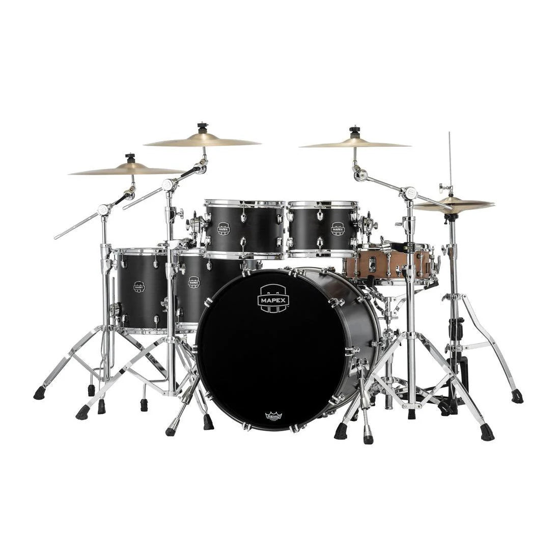 Trống Cơ Mapex Saturn Maple - Walnut Hybrid SR628XU (22/10-12/14/16) - Việt Music