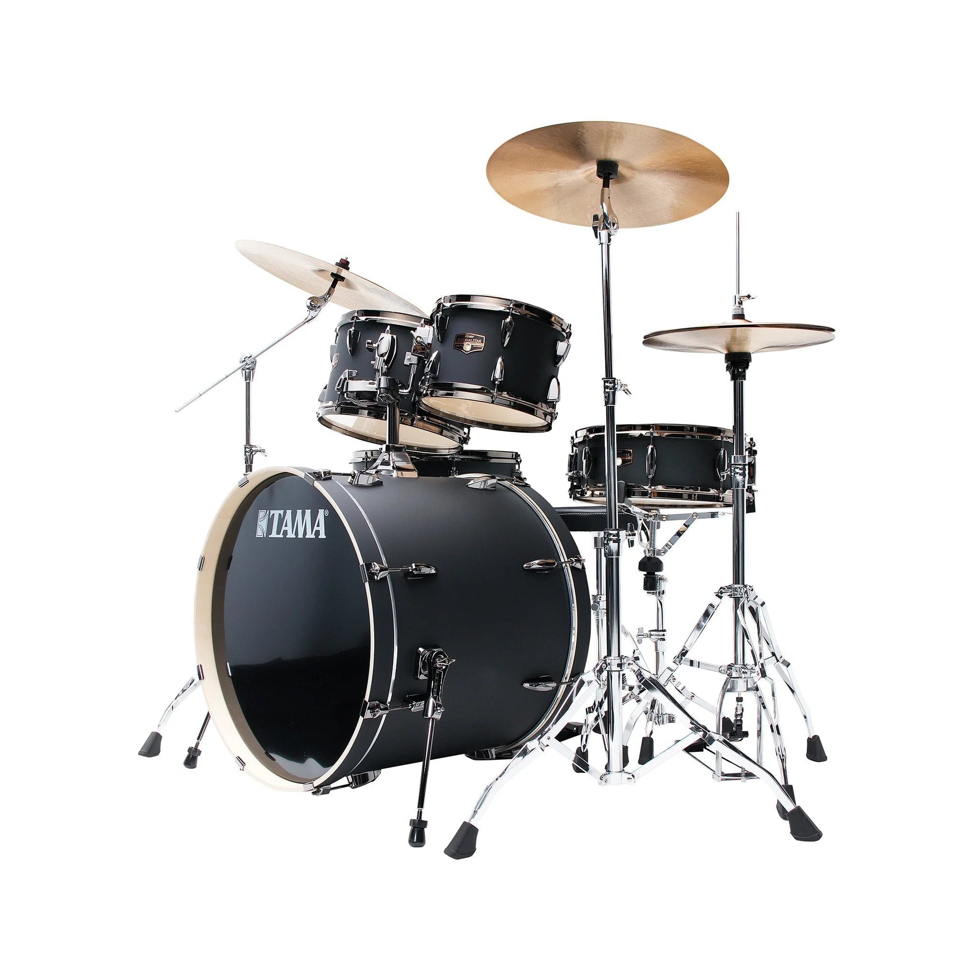Trống Cơ Tama Imperialstar IP52H6WBN Blacked Out Black w/Black Nickel Hardware Matching Wood Hoops - Việt Music