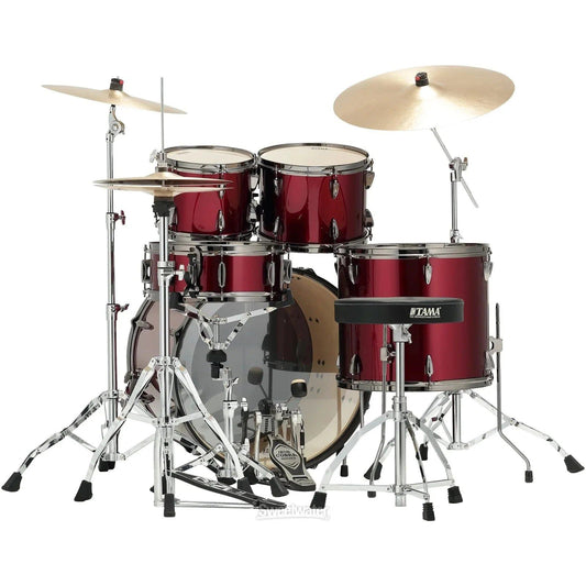 Trống Cơ Tama Imperialstar IE52KH6W Vintage Red w/Black Nickel Hardware Accu-Tune Hoop - Việt Music