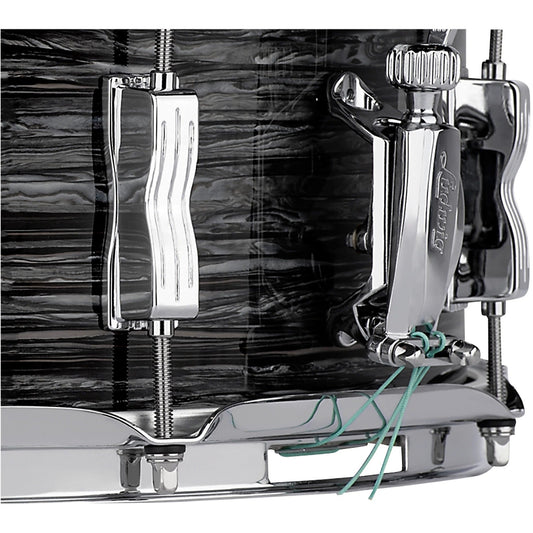 Trống Snare Ludwig Jazz Fest Snare Drum 14 x 5.5 in. Vintage Black Oyster Pearl - Việt Music