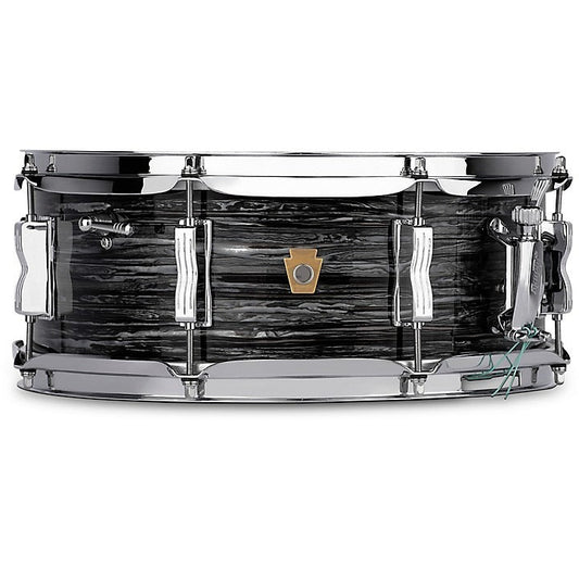 Trống Snare Ludwig Jazz Fest Snare Drum 14 x 5.5 in. Vintage Black Oyster Pearl - Việt Music