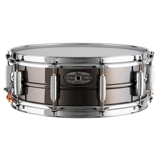 Trống Snare Pearl Sensitone Heritage Alloy Black/Brass - Việt Music