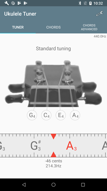 App Lên Dây Ukulele Tuner
