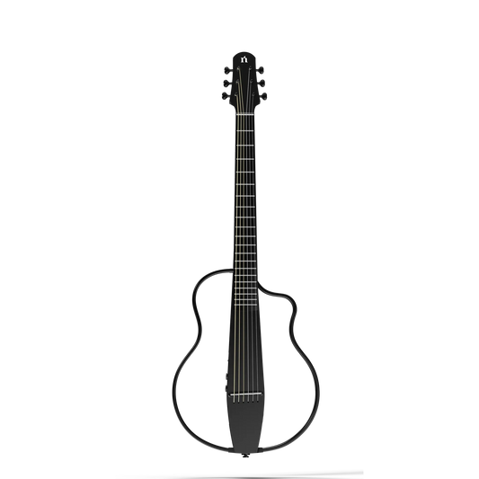 Đàn Guitar Silent Acoustic Natasha NBSG, Black - Việt Music