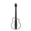 Đàn Guitar Silent Acoustic Natasha NBSG, Black
