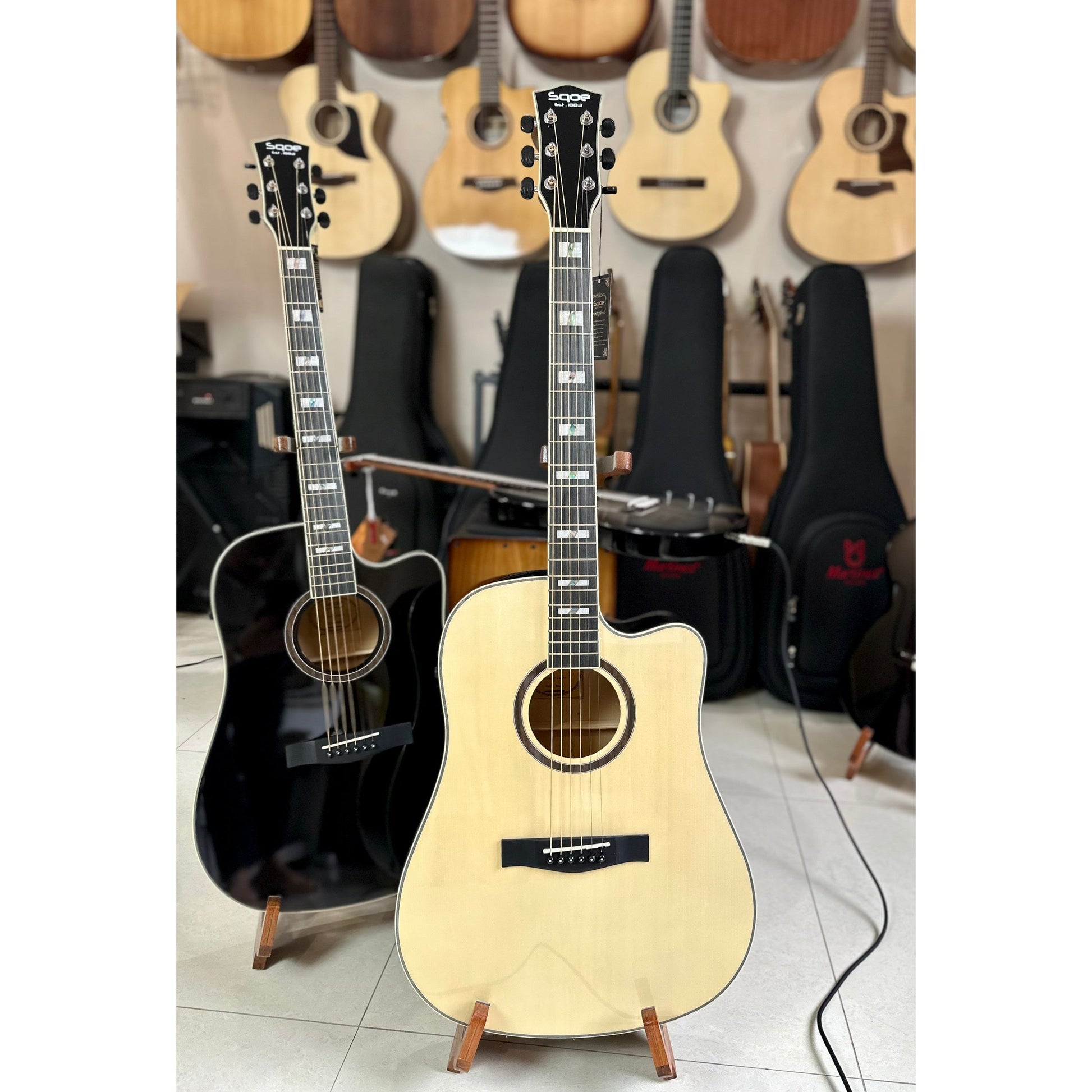 Đàn Guitar Acoustic Sqoe ED29 EQ - Việt Music