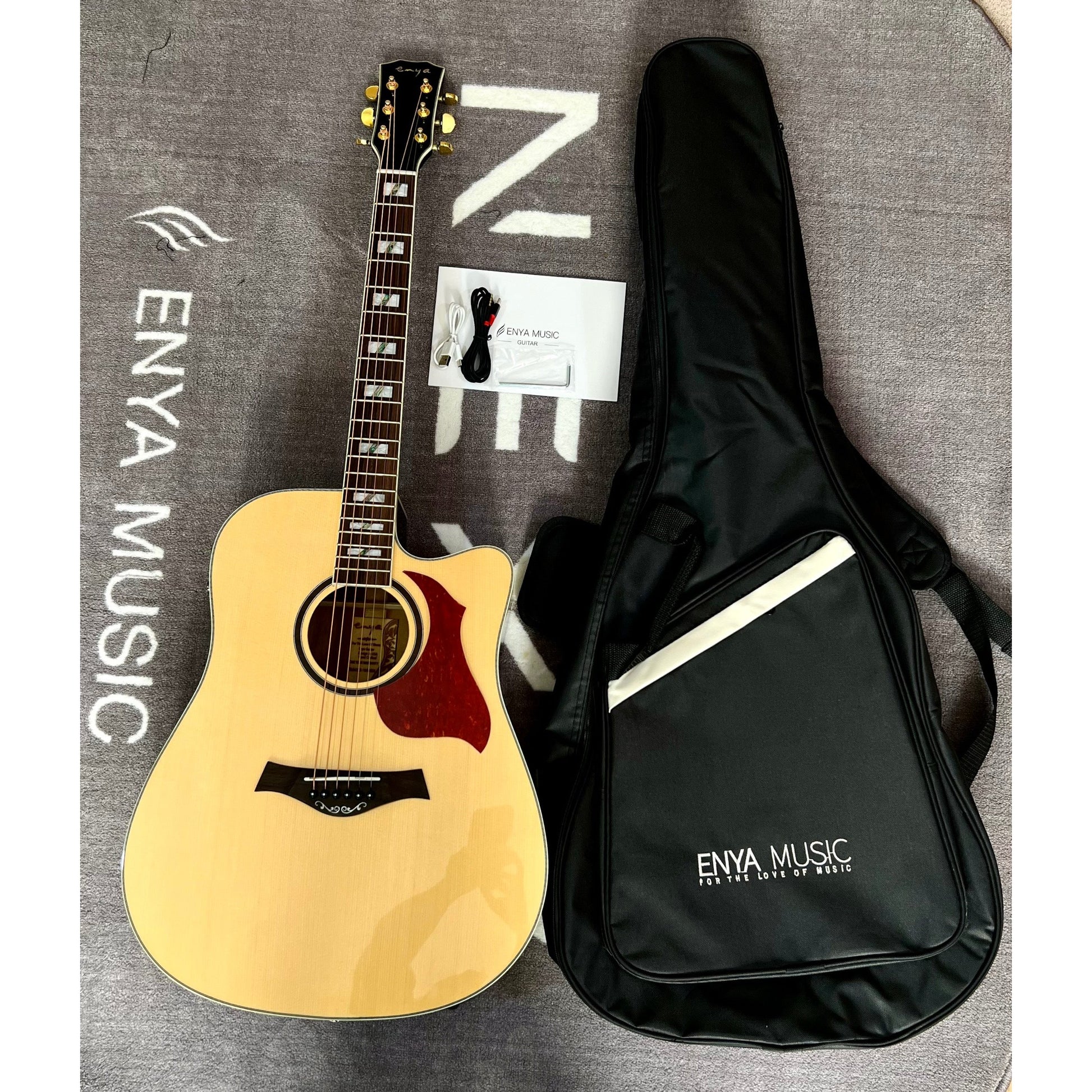 Đàn Guitar Acoustic Enya ED-18 EQ AcousticPlus - Việt Music