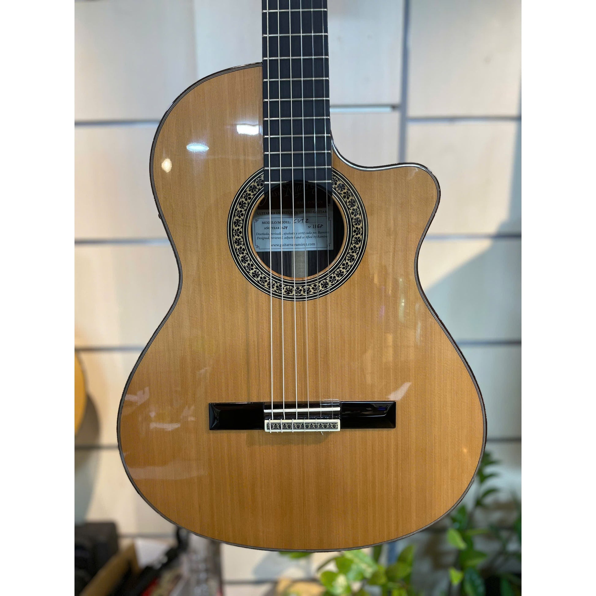 Đàn Guitar Classic Jose Ramirez Cut 2 EQ Cedar - Việt Music