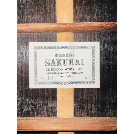 Đàn Classic Masaki Sakurai No.10 Spruce 1976 - Qua Sử Dụng