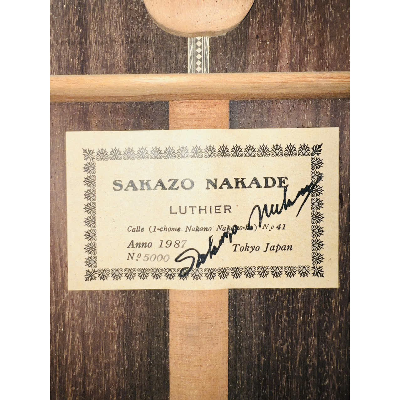 Đàn Guitar Classic Sakazo Nakade No.5000 1987 Cedar - Qua Sử Dụng - Việt Music