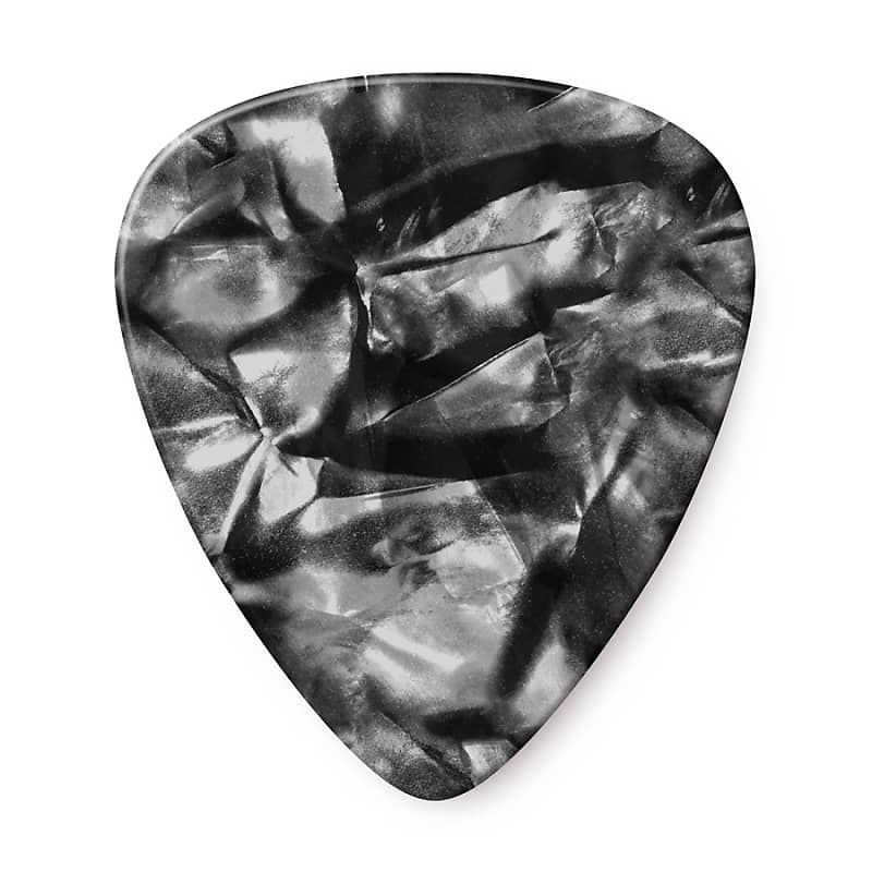 Pick Gảy Đàn Jim Dunlop 483P02 Celluloid Black Pearloid, 12pc - Việt Music