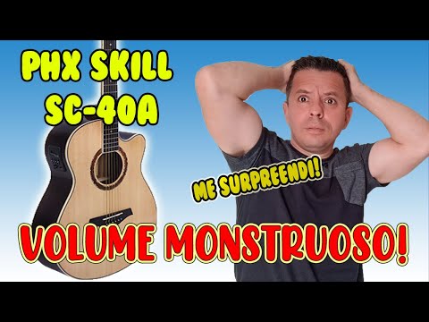 Acoustic Guitar PHX Skill SC-40A, Natural