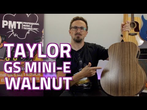 Taylor GS Mini-E Walnut Acoustic Guitar, w/Bag